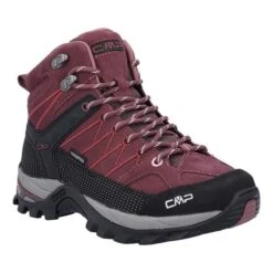 CMP Rigel Mid Waterproof Boots Purple Black Women -Nordis Camping Shop cmp 3q12946 h910 006