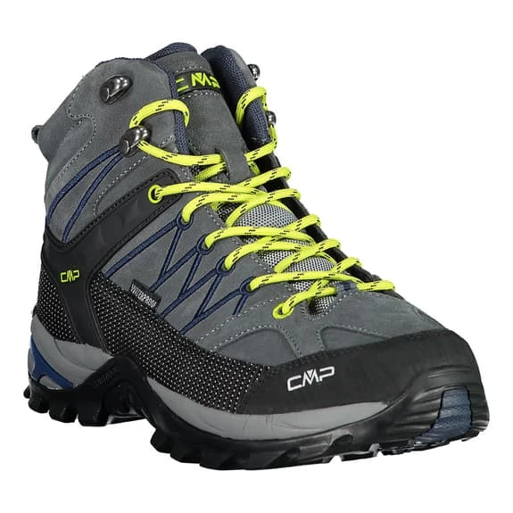Boots CMP Rigel Mid Waterproof Dark Grey Yellow 2 Boots CMP Rigel Mid Waterproof Dark Grey Yellow - Image 2