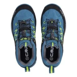 CMP Rigel Low WaterProof Trainers Blue Black Fluorescent Green Kids 9 CMP Rigel Low WaterProof Trainers Blue Black Fluorescent Green Kids -Nordis Camping Shop cmp 3q13244 18mm 004