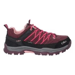 CMP Rigel Low WaterProof Trainers Purple Black Junior
