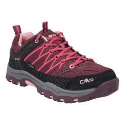 CMP Rigel Low WaterProof Trainers Purple Black Junior -Nordis Camping Shop cmp 3q13244j 05hm 006
