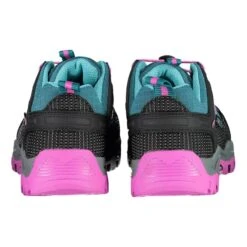CMP Rigel Low Trekking Waterproof Shoes Blue Green Pink Kids -Nordis Camping Shop cmp 3q54554k 24el 005