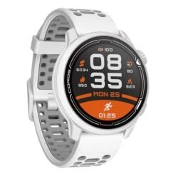 Coros Pace 2 Premium White GPS Watch With Silicone Strap -Nordis Camping Shop cor wpace2 wht 006