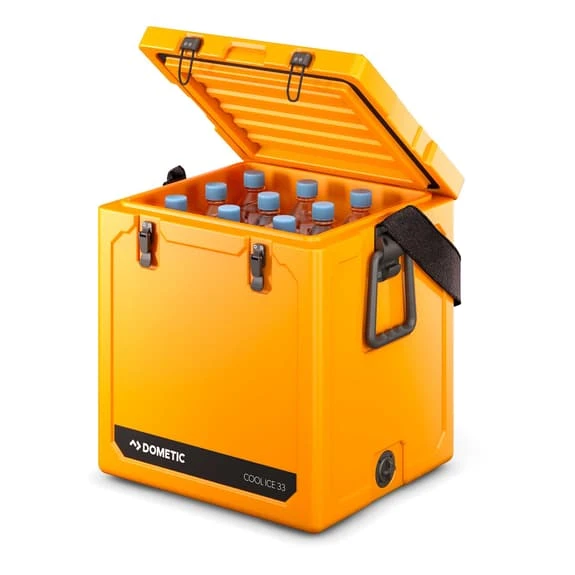 Dometic Cool-Ice WCI 33 Portable Cooler Yellow Handle 1 Dometic Cool-Ice WCI 33 Portable Cooler Yellow Handle