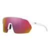 DPV Bora Lite Glasses Matte White With Red Lenses