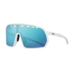 DPV Bora Air Glasses Matte White Blue Lenses
