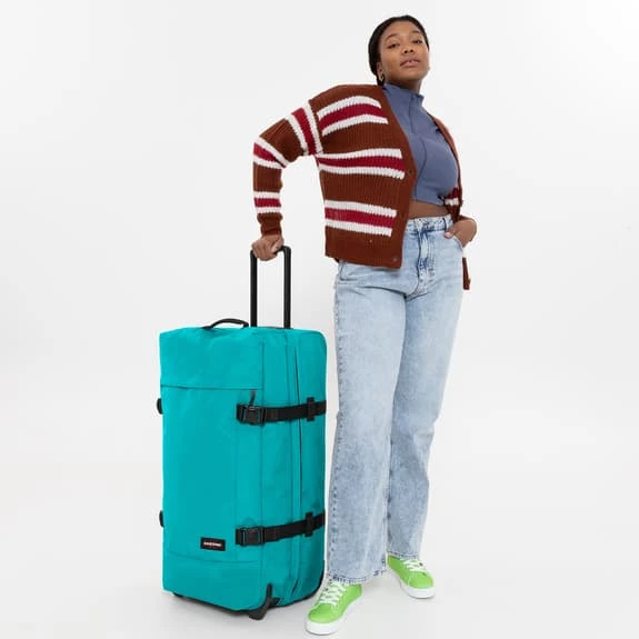 Eastpak Tranverz L 121L Trolley Case Turquoise Blue Jet Black 6 Eastpak Tranverz L 121L Trolley Case Turquoise Blue Jet Black - Image 6