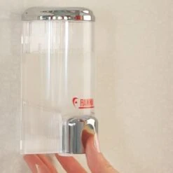 Fiamma Dispenser Soap Dispenser Clear Silver Grey