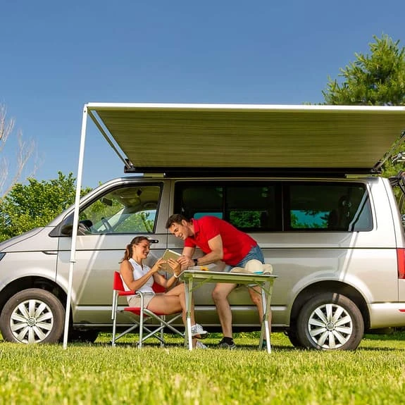 Fiamma F35 Pro 2.5 M Awning Black Grey 3 Fiamma F35 Pro 2.5 M Awning Black Grey - Image 3