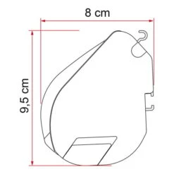 Fiamma F35 Pro 2.7 M Awning Grey -Nordis Camping Shop fia 06762c01r 004