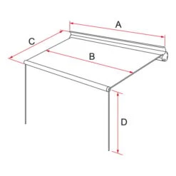 Fiamma F35 Pro 2.7 M Awning Grey -Nordis Camping Shop fia 06762c01r 005