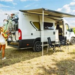 Fiamma F80s 3.4 M Awning Black Grey 9 Fiamma F80s 3.4 M Awning Black Grey -Nordis Camping Shop fia 07831c01r 004