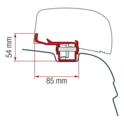 Fiamma Kit Volkswagen T5/T6 F40van Support