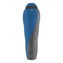 Ferrino Yukon Plus Sleeping Bag +4C Left Zipper Grey Blue