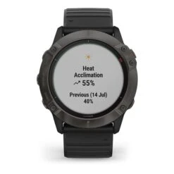 Garmin Fenix 6X PRO Solar Titanium Charcoal Grey With Black Strap -Nordis Camping Shop ga 010 02157 21 004