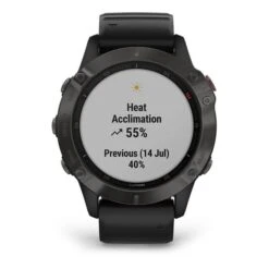 Garmin Fenix 6 PRO Charcoal Grey With Black Strap -Nordis Camping Shop ga 010 02158 11 005