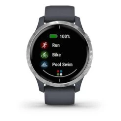 Garmin Venu Grey With Blue Granite Strap -Nordis Camping Shop ga 010 02173 02 2