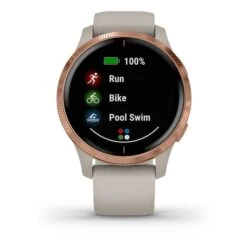 Garmin Venu Pink With White Strap -Nordis Camping Shop ga 010 02173 22 2