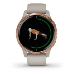 Garmin Venu Pink With White Strap -Nordis Camping Shop ga 010 02173 22 3