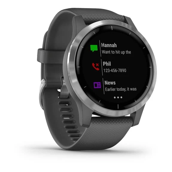 Garmin Vívoactive 4 Grey With Grey Strap 2 Garmin Vívoactive 4 Grey With Grey Strap - Image 2