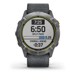 Garmin Enduro Silver With Grey UltraFit Nylon Strap -Nordis Camping Shop ga 010 02408 00 003