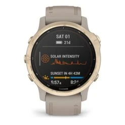 Garmin Fenix 6S PRO Solar Gold With Sand Grey Strap 9 Garmin Fenix 6S PRO Solar Gold With Sand Grey Strap -Nordis Camping Shop ga 010 02409 11 004