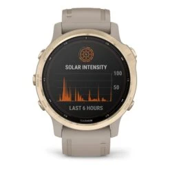 Garmin Fenix 6S PRO Solar Gold With Sand Grey Strap 10 Garmin Fenix 6S PRO Solar Gold With Sand Grey Strap -Nordis Camping Shop ga 010 02409 11 005