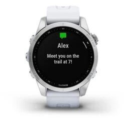 Garmin Fenix 7S Silver With White Strap -Nordis Camping Shop ga 010 02539 03 004