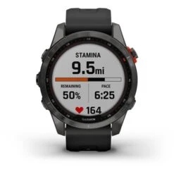 Garmin Fenix 7S Solar Grey With Black Strap -Nordis Camping Shop ga 010 02539 13 007