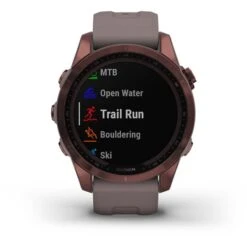 Garmin Fenix 7S Sapphire Solar Dark Bronze With Grey Strap -Nordis Camping Shop ga 010 02539 29 003