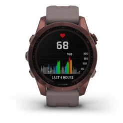 Garmin Fenix 7S Sapphire Solar Dark Bronze With Grey Strap -Nordis Camping Shop ga 010 02539 29 005