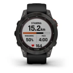 Garmin Fenix 7 Solar Black With Black Strap -Nordis Camping Shop ga 010 02540 11 006