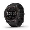 Garmin Fenix 7 Solar Sapphire Charcoal Grey With Black Strap