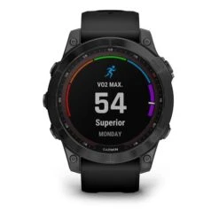 Garmin Fenix 7 Solar Sapphire Black Titanium With Black Strap 8 Garmin Fenix 7 Solar Sapphire Black Titanium With Black Strap -Nordis Camping Shop ga 010 02540 35 021