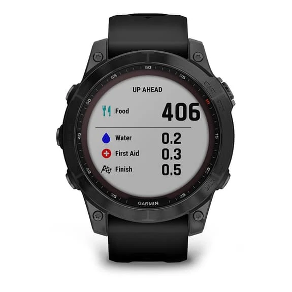 Garmin Fenix 7 Solar Sapphire Black Titanium With Black Strap 4 Garmin Fenix 7 Solar Sapphire Black Titanium With Black Strap - Image 4