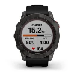 Garmin Fenix 7X Solar Black With Strap Black -Nordis Camping Shop ga 010 02541 01 005