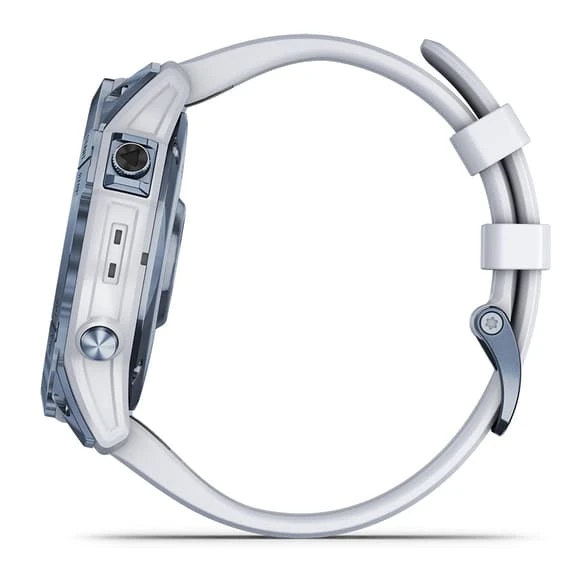 Garmin Fenix 7X Solar Sapphire Titanium Blue With White Strap 3 Garmin Fenix 7X Solar Sapphire Titanium Blue With White Strap - Image 3