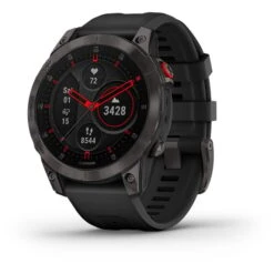 Garmin EPIX 2 Sapphire Black Titanium Carbon With Black Strap