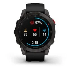 Garmin EPIX 2 Sapphire Black Titanium Carbon With Black Strap -Nordis Camping Shop ga 010 02582 11 003