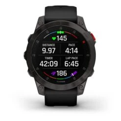Garmin EPIX 2 Sapphire Black Titanium Carbon With Black Strap -Nordis Camping Shop ga 010 02582 11 004