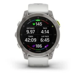 Garmin EPIX 2 Sapphire White Titanium With White Strap -Nordis Camping Shop ga 010 02582 21 004