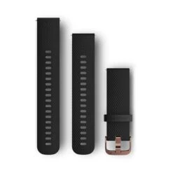 Garmin Silicone Strap For Vivomove HR Black Rose Gold