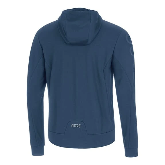 Gore Wear Signature Hoodie Dark Blue 2 Gore Wear Signature Hoodie Dark Blue - Image 2