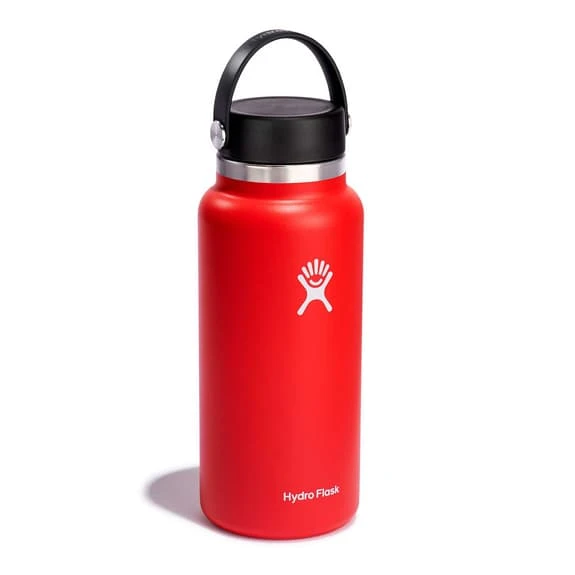 Hydro Flask Wide Flex Cap 946 Ml Thermos Bottle Tomato Red 2 Hydro Flask Wide Flex Cap 946 Ml Thermos Bottle Tomato Red - Image 2