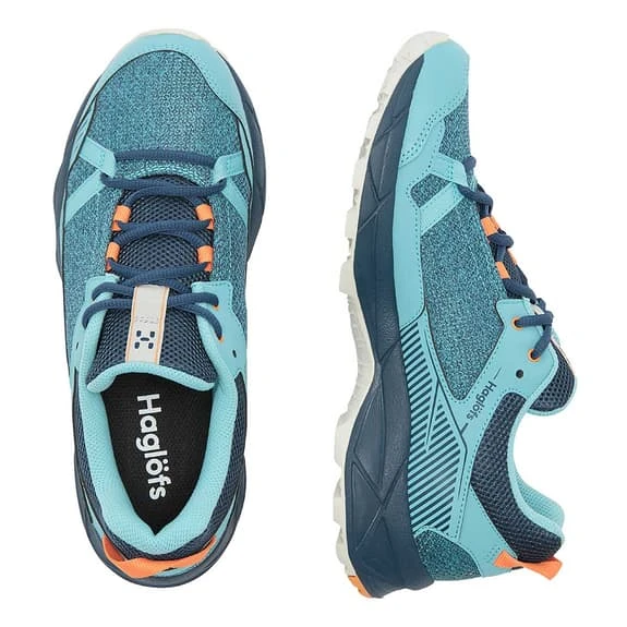 Haglöfs Trail Fuse Shoes Blue Light Blue Vivid Orange Women 4 Haglöfs Trail Fuse Shoes Blue Light Blue Vivid Orange Women - Image 4