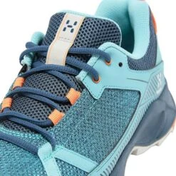 Haglöfs Trail Fuse Shoes Blue Light Blue Vivid Orange Women 10 Haglöfs Trail Fuse Shoes Blue Light Blue Vivid Orange Women -Nordis Camping Shop hg 498220 4q3 005