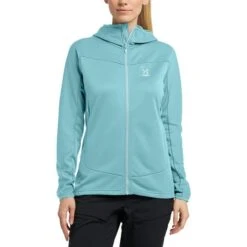 Haglöfs Frost Mid Fleece Jacket Sky Blue Women 8 Haglöfs Frost Mid Fleece Jacket Sky Blue Women -Nordis Camping Shop hg 604912 4q3 003