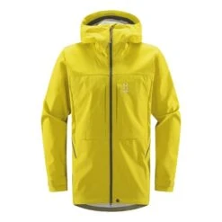 Haglöfs Touring GORE-TEX GORE-TEX INFINIUM™ Hooded Jacket Lemon Yellow