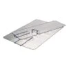High Peak Alumatte Single Mat Silver Grey