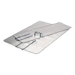 High Peak Alumatte Single Mat Silver Grey